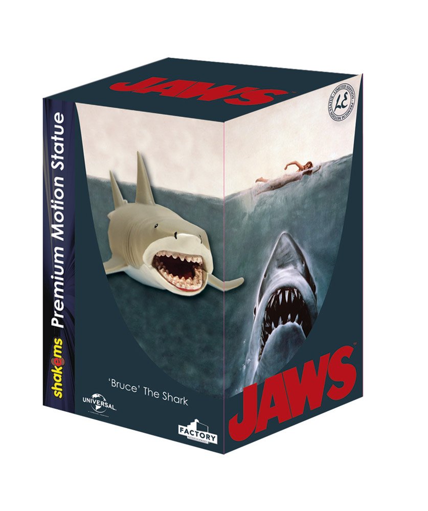ジョーズ DXプレミアムモーションスタチュー　ブルースシャーク Amazon.com: Factory Entertainment Jaws Bruce Shark Premium Motion